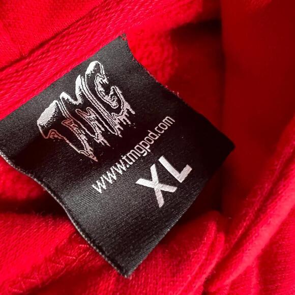 TMG Tiny Meat Gang Walkman Hoodie Red Blue Graphic Pullover Men’s XL Official - Picture 8 of 11